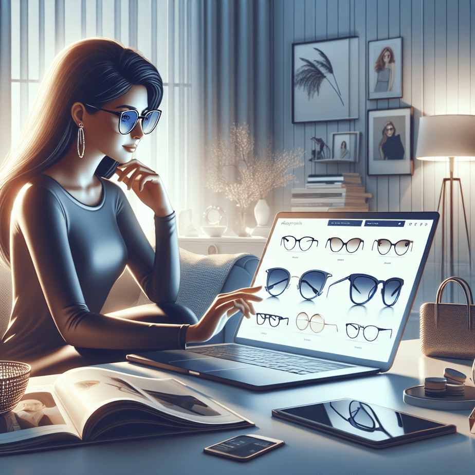 Secure online shopping for prescription glasses with Visionaryie