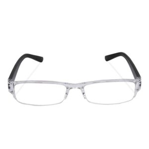 Black-transparent Powered Reading Glasses