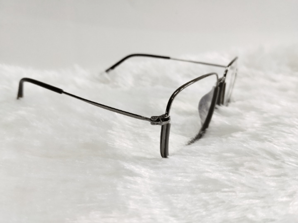 Silver Grey Maroon Full-Rim Free Size 50-19-142 - Image 3