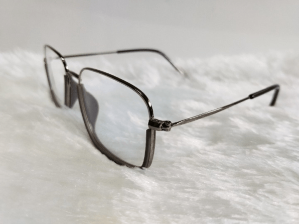 Silver Grey Maroon Full-Rim Free Size 50-19-142 - Image 4