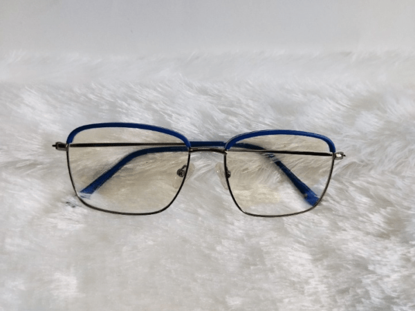 Semi-Rimless Eyewear Blue Medium 54-18-142