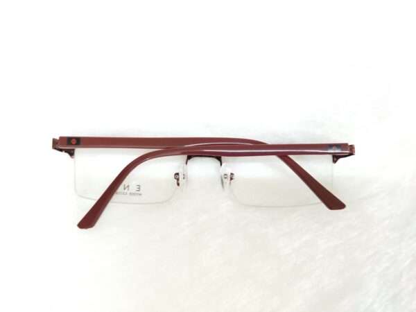 Warm and Stylish: Brown Half-Frame - Image 5