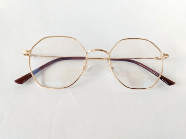 Gold Brown Octagon Free Size 51-19-143