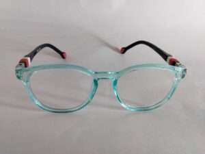 Elegant Sky Blue Black