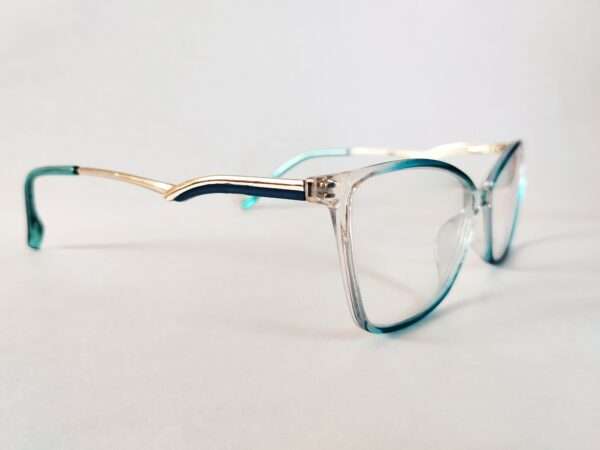 Sky Blue Silver Cat Eye Design For Women - Image 4