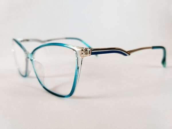 Sky Blue Silver Cat Eye Design For Women - Image 5