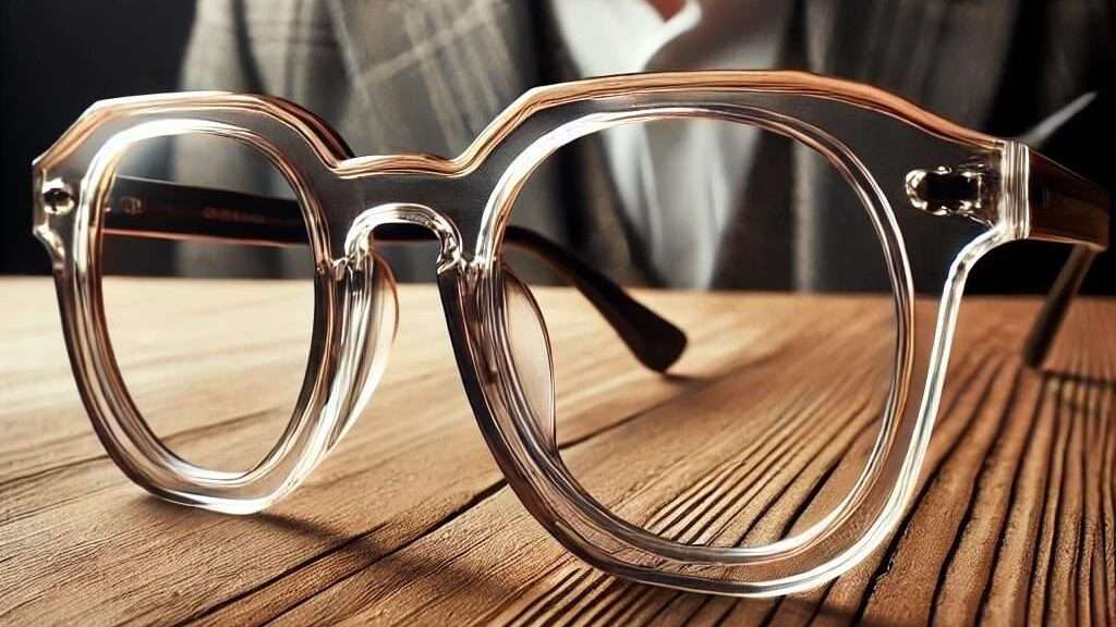 glossy designed prescription glasses for men and women