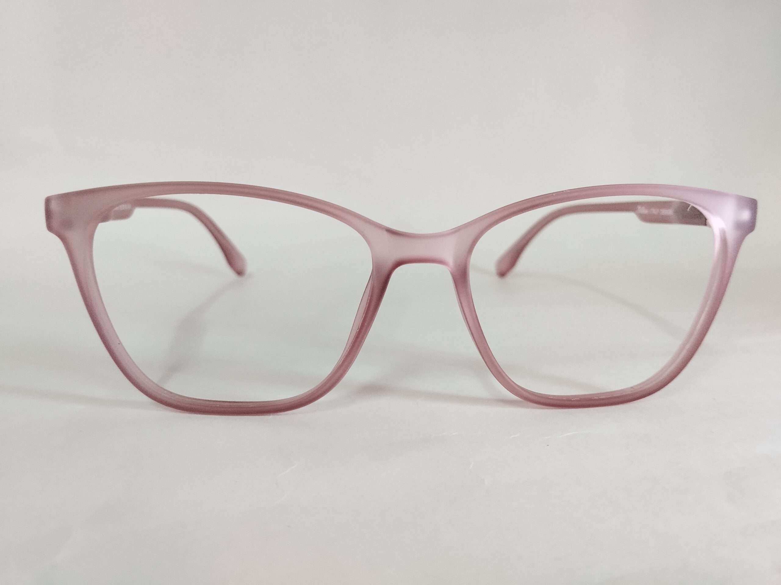 Vintage eyeglass frames in matte violet finish with a classic retro design