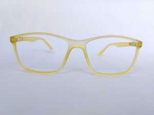 Matte Yellow Computer Eyeglasses