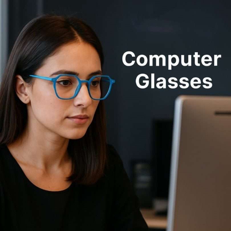 Trendy eyeglass frame styles for women’s computer eyeglasses – full-rim, cat-eye, round, and transparent designs
