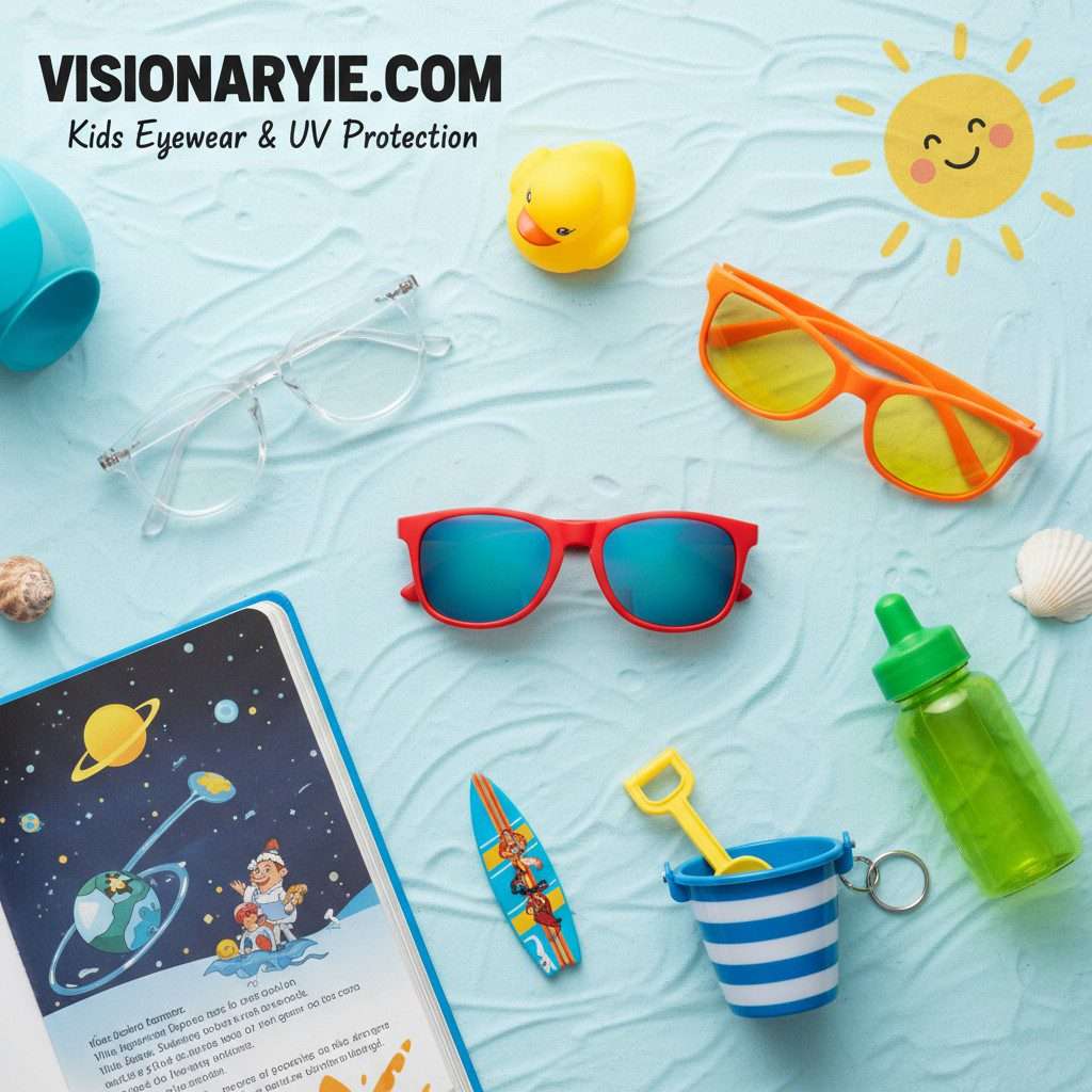 Kids sunglasses and prescription glasses with UV protection at Visionaryie.com