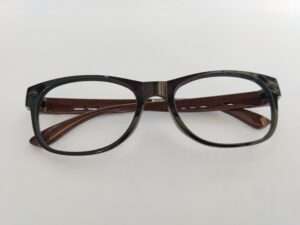 Black Brown Rectangle Eyeglasses Frames