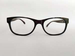 Black Brown Rectangle Eyeglasses Frames