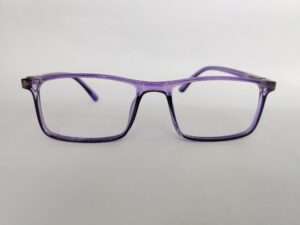 Violet Rectangular Eyeglasses Frames