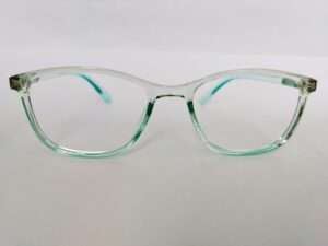 Sky Blue Rectangle Eyeglasses Frames
