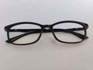 Black Rectangle Eyeglasses