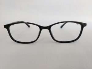 Black Rectangle Eyeglasses