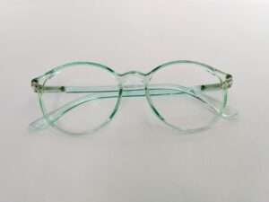 Sky Blue Round Eyeglasses Frames