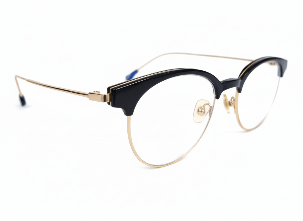Black Gold Cat Eye Reading Glasses