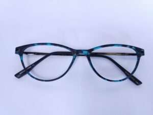 Blue Acetate Cat Eye Reading Glasses