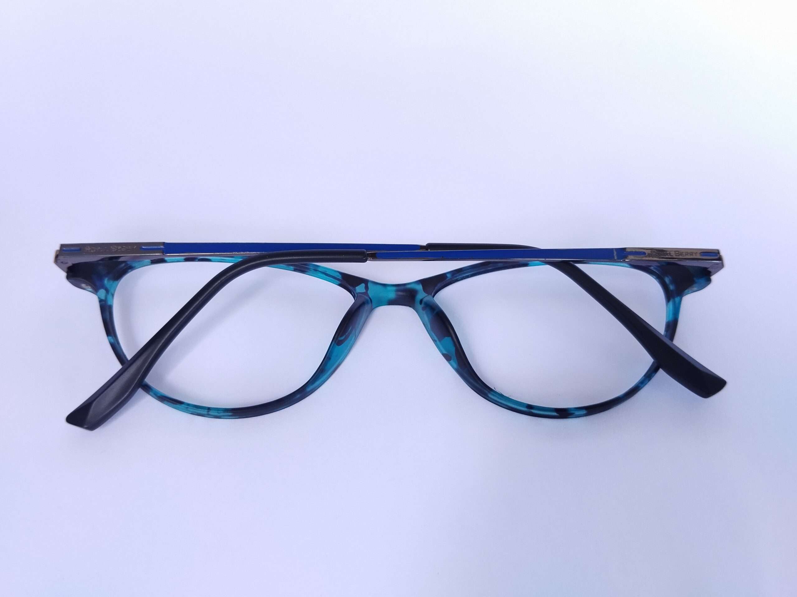 Blue Acetate Cat Eye Stylish Reading Glasses with polished blue acetate frame, lifted cat-eye design, and clear magnifying lenses for stylish daily reading.