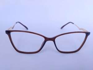 Brown Gold Cat Eye Computer Eyeglasses