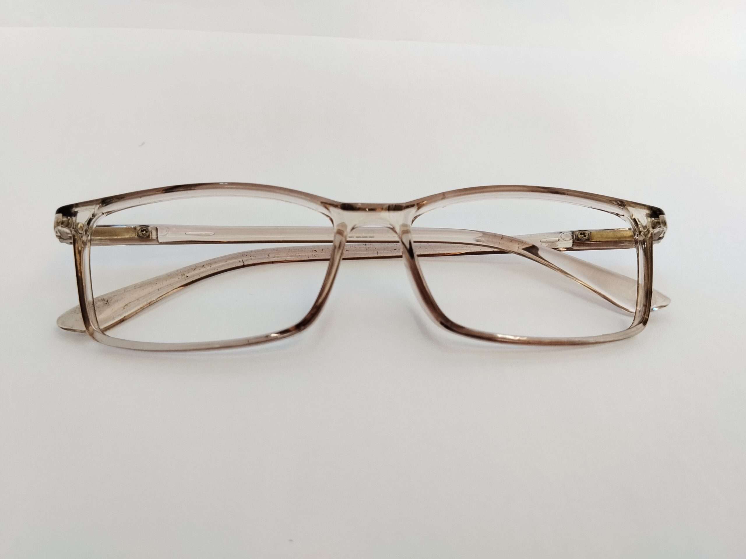 Grey rectangle blue light block glasses with slim modern frame and digital-friendly anti-glare design.