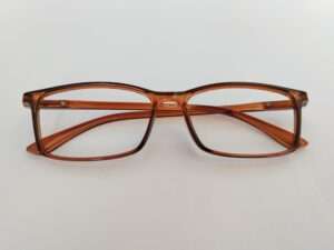 Brown Rectangle Computer Glasses