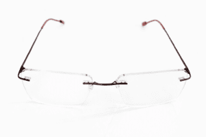Maroon Frameless Eyeglasses Frames