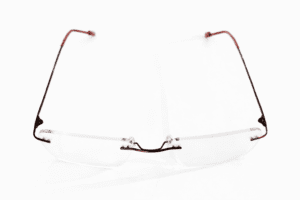 Maroon Frameless Eyeglasses Frames