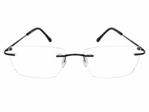 Frameless Violet Black Reading Glasses