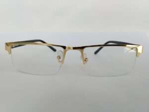 Gold Half Frame Reading Glasses