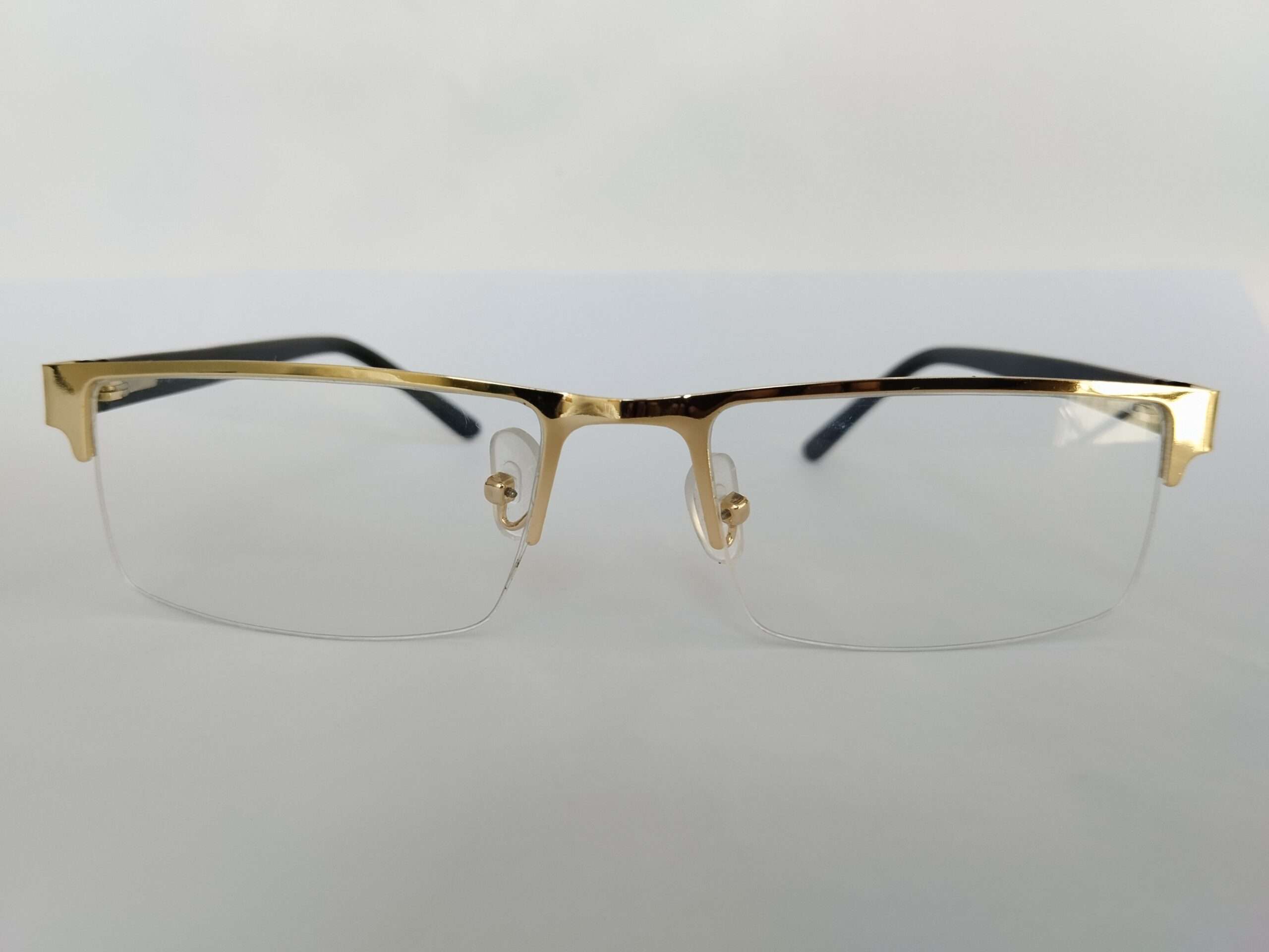 Gold half frame Specs for reading with lightweight elegant design