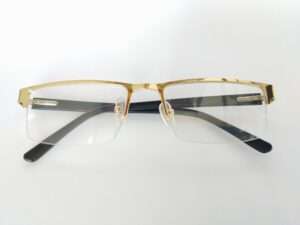 Gold Half Frame Reading Glasses