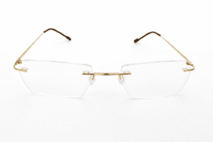 Gold Frameless Reading Glasses