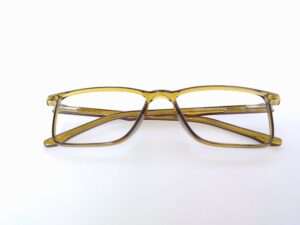 Olive Green Square Reading Glasses