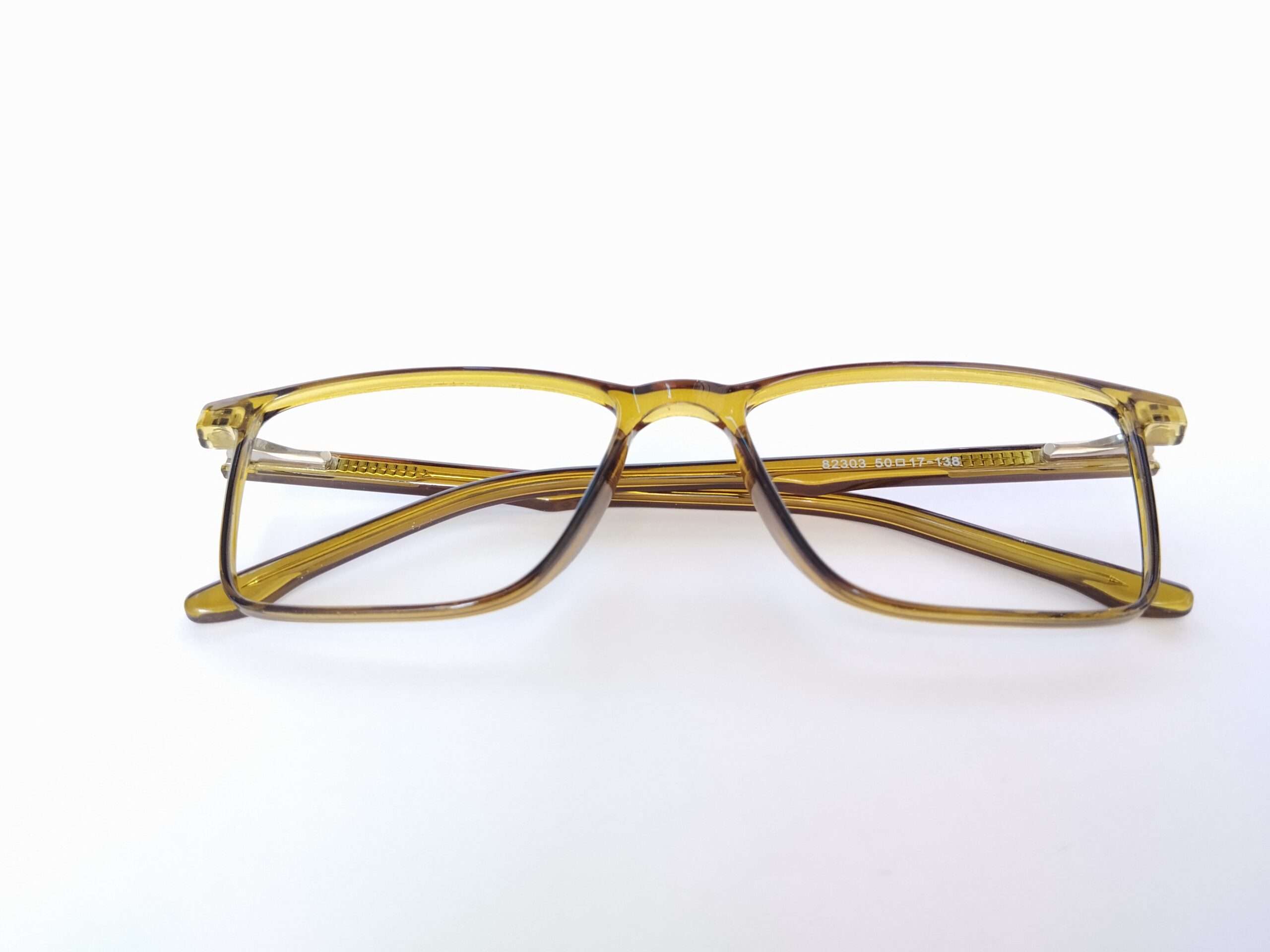 Olive green square reading glasses with stylish frame and clear reading lenses