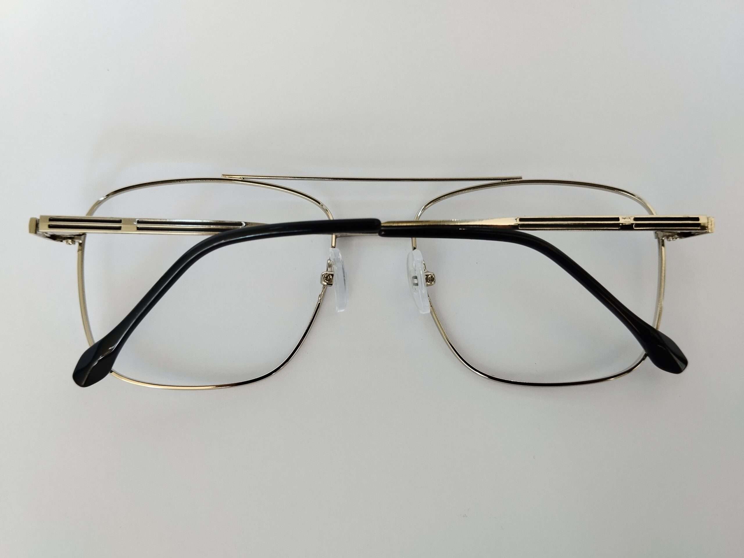 Silver gun metal aviator computer glasses with lightweight blue blocker glasses design for men and women