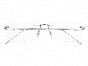Frameless Aluminum Silver Eyeglasses
