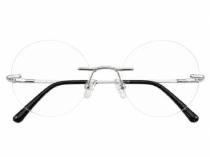 Frameless Round Reading Glasses